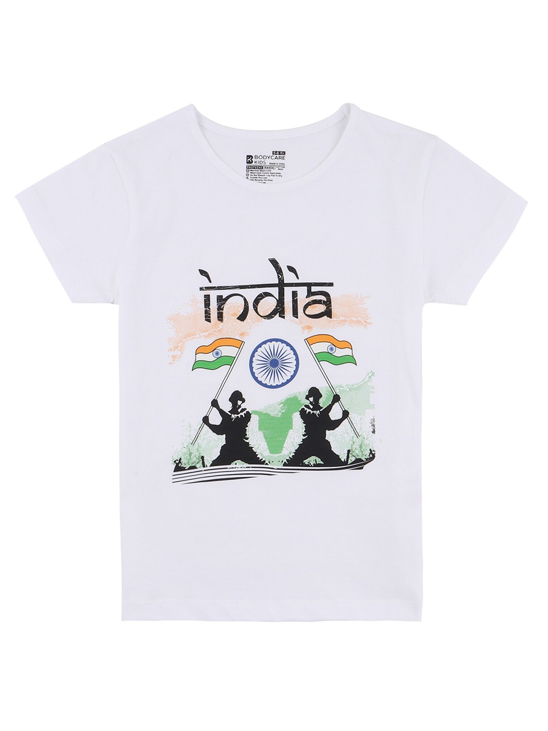

PROTEENS Girls White Printed T-shirt