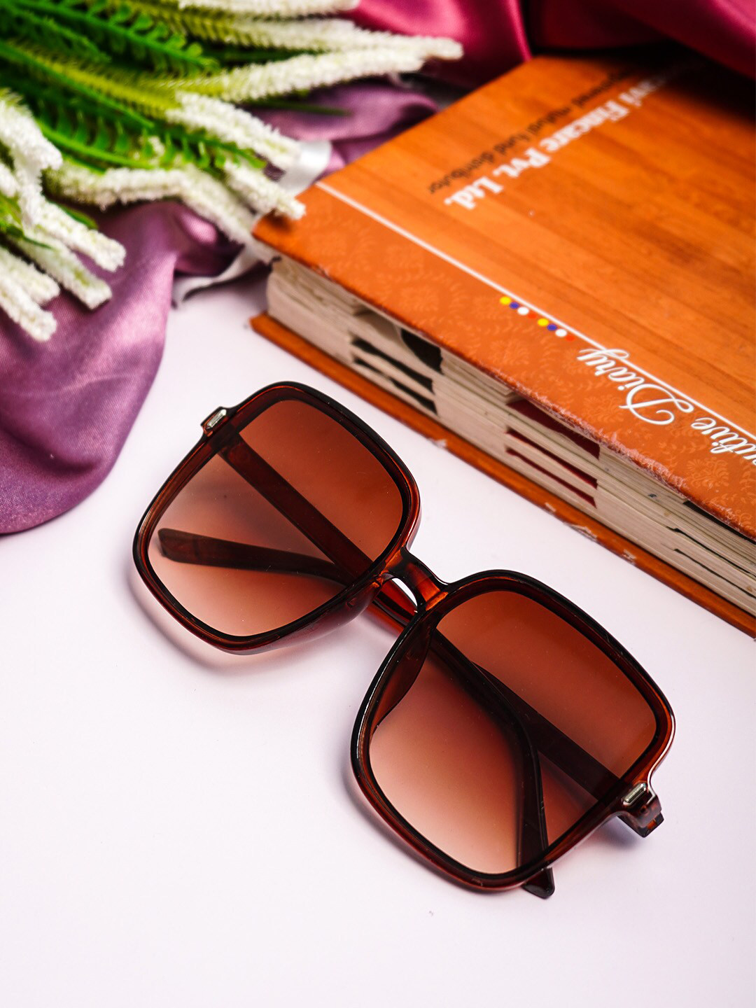 

Ferosh Unisex Brown Lens & Brown Square Sunglasses-FASG22-8020