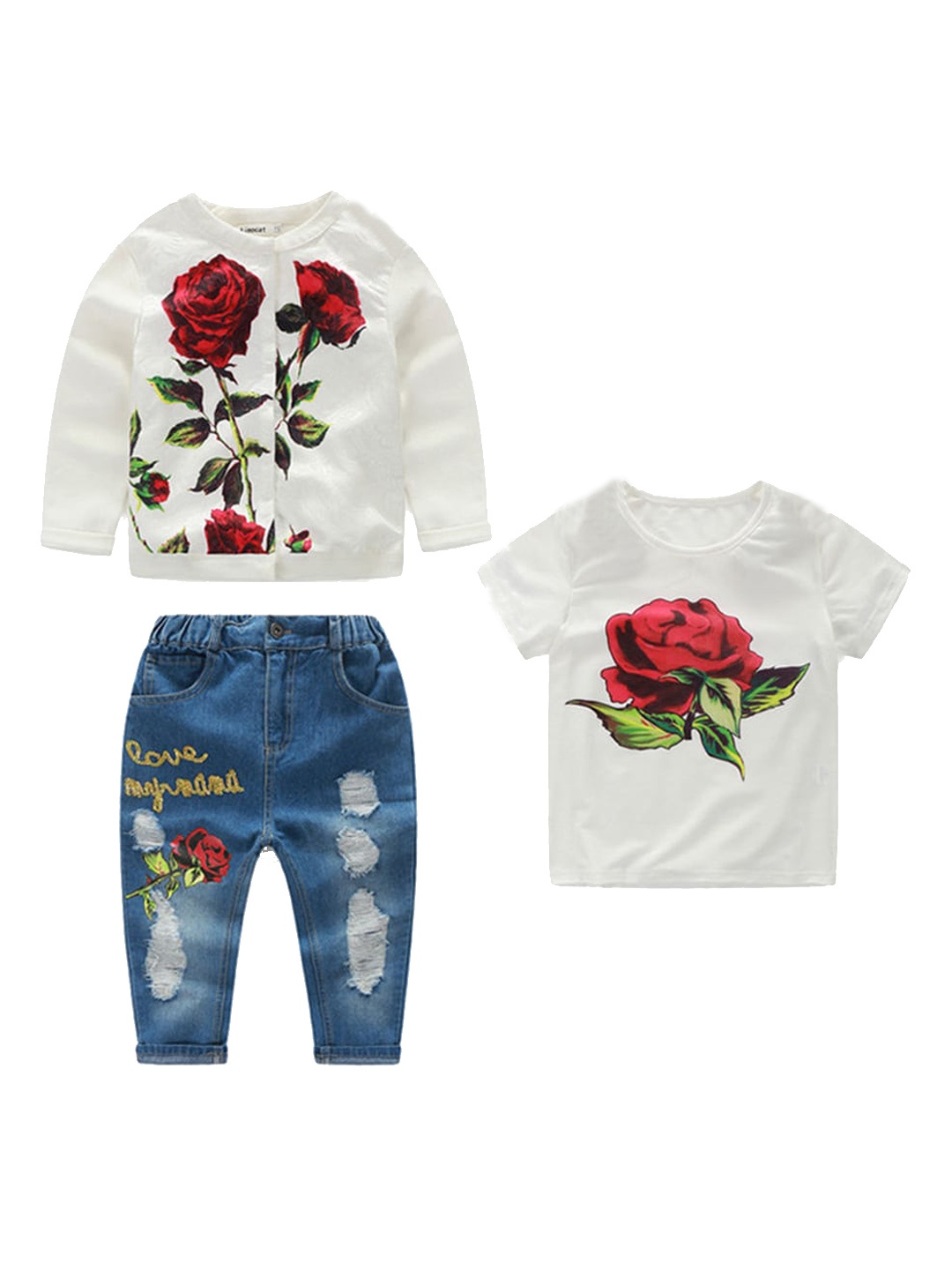 

Hopscotch Girls White Clothing Set