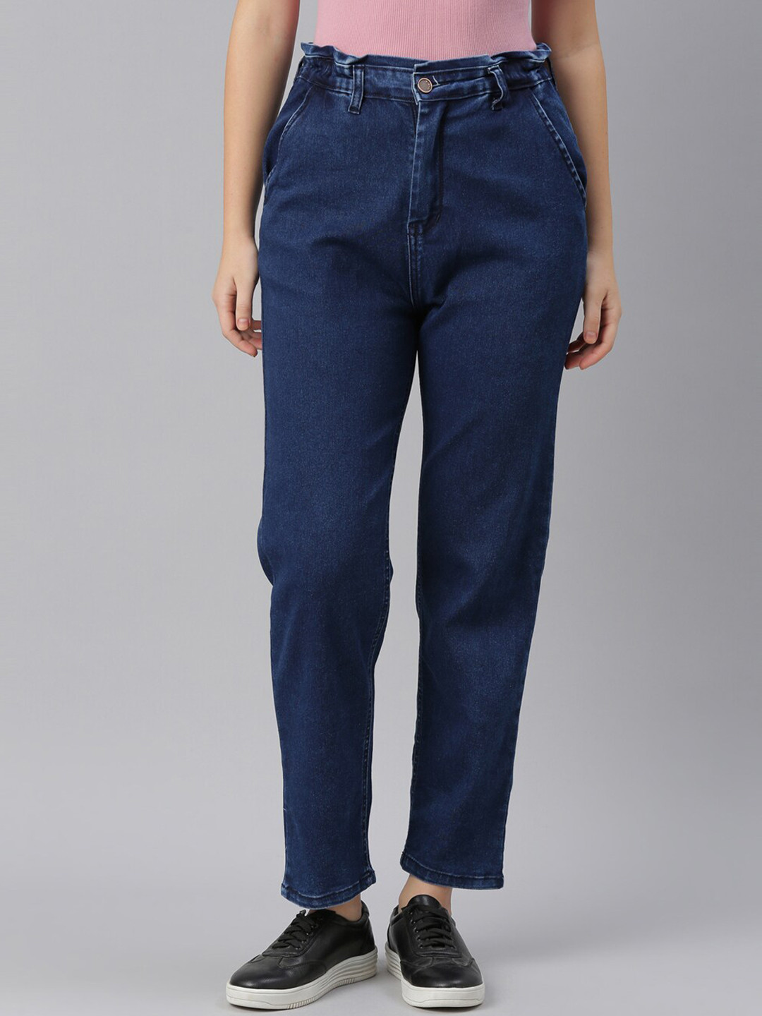 

ZHEIA Women Blue Jean High-Rise Stretchable Jeans