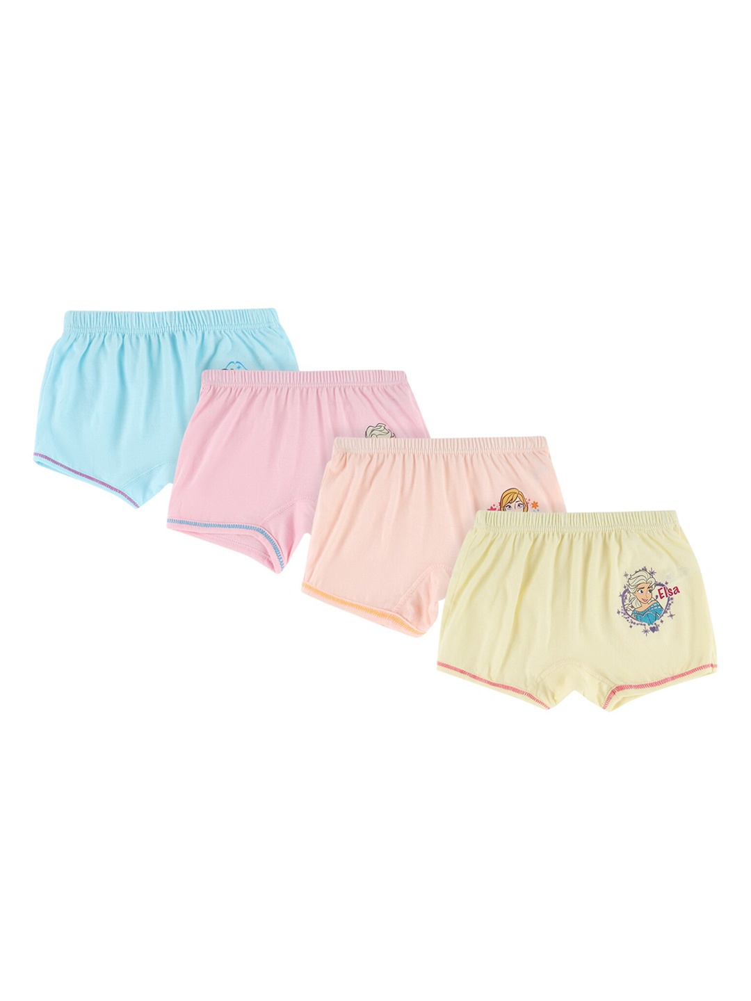 

Bodycare Kids Girls Frozen Printed Pack Of 4 Shorts, Blue