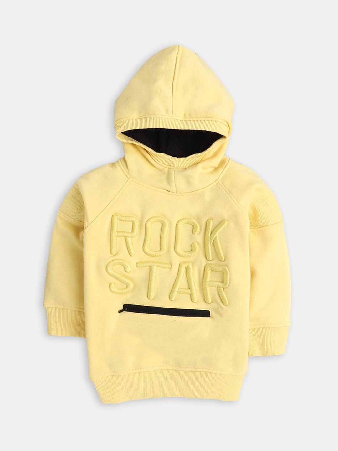 

Hopscotch Boys Yellow Hooded Sweatshirt