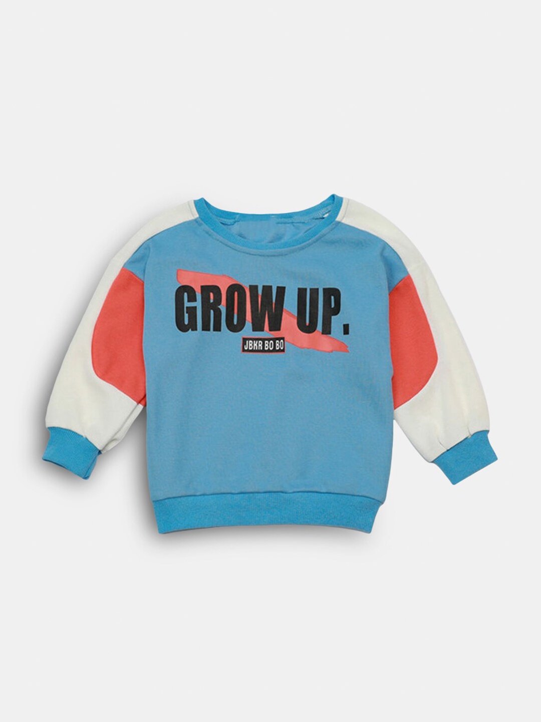

Hopscotch Boys Blue Printed Sweatshirt