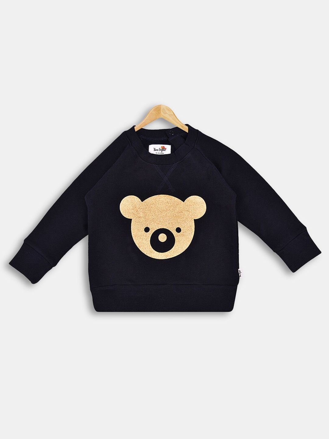 

Hopscotch Boys Navy Blue Printed Sweatshirt