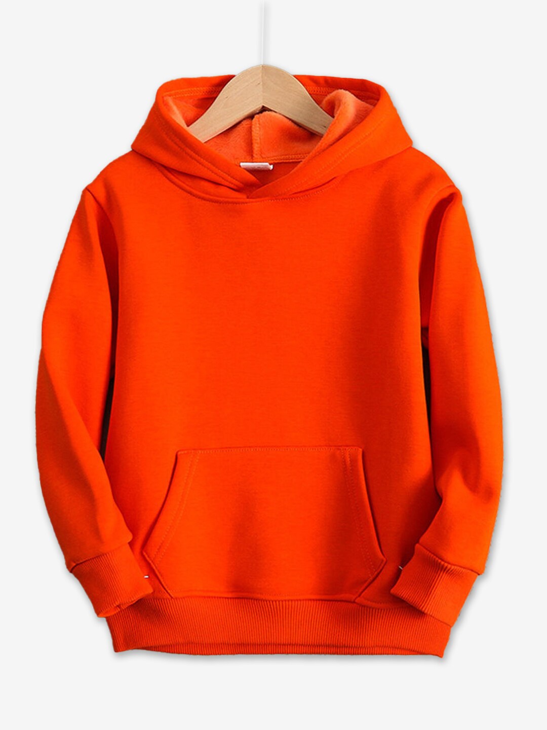 

Hopscotch Boys Orange Hooded Sweatshirt