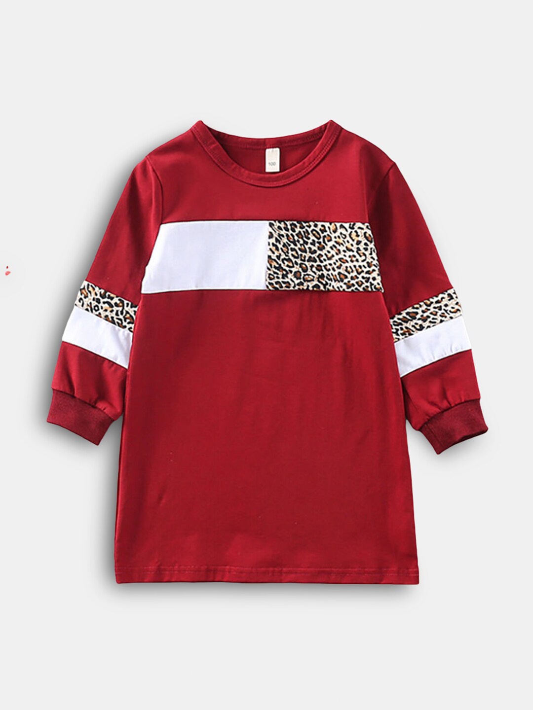 

Hopscotch Girls Red Printed Sweatshirt