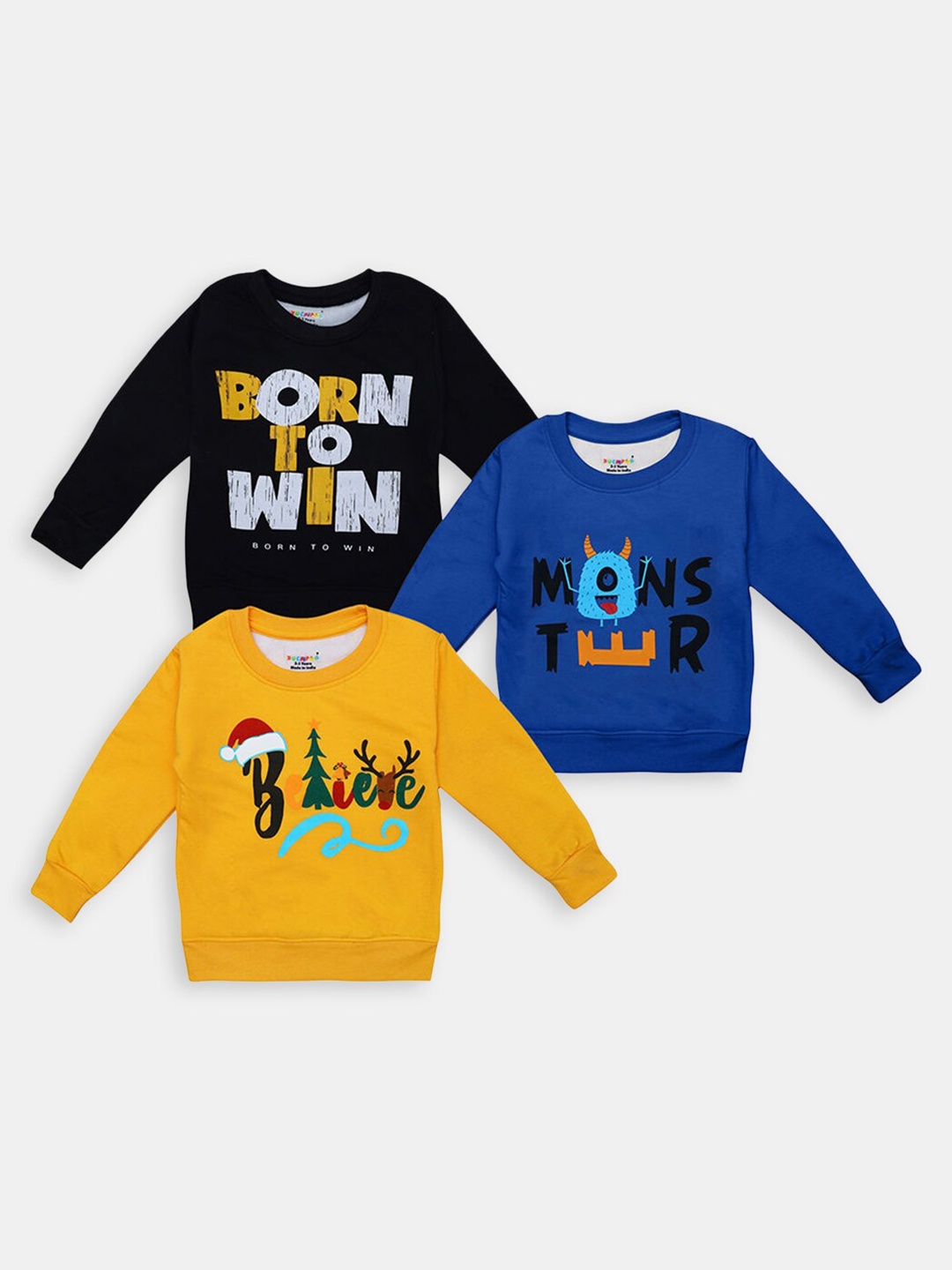 

Hopscotch Girls Pack of 3 Sweatshirt, Yellow