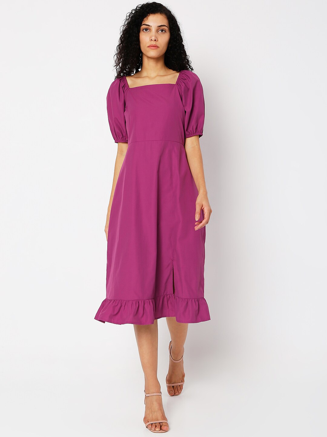 

Vero Moda Purple Midi Dress