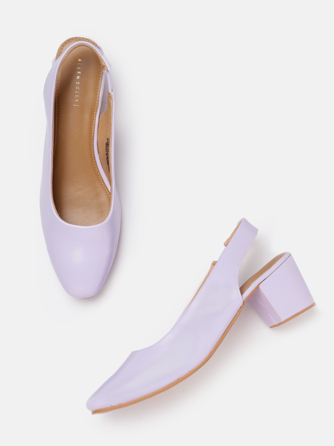 

Allen Solly Lilac Solid Pumps, Lavender