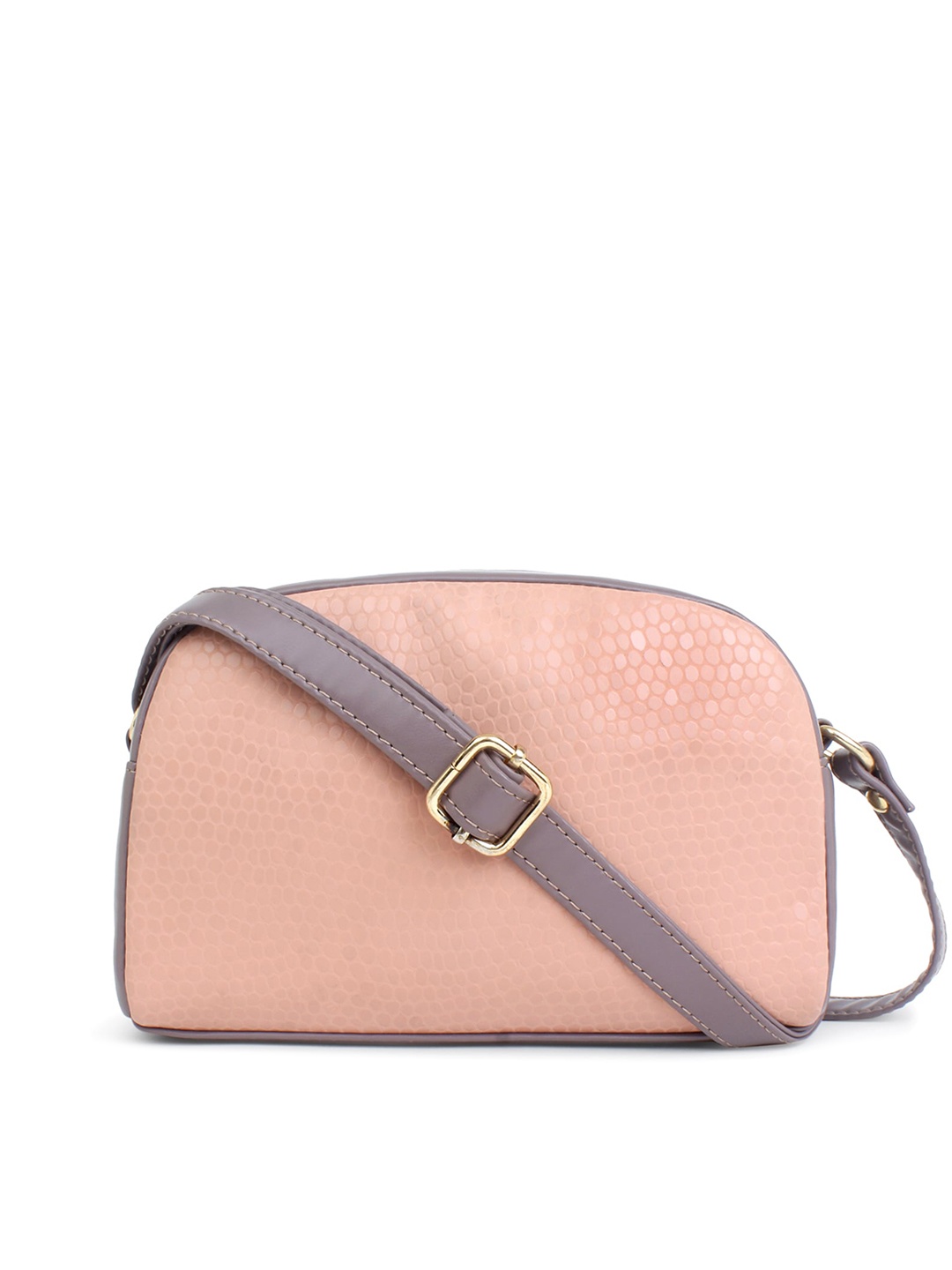 

LEGAL BRIBE Brown Oversized Structured Sling Bag