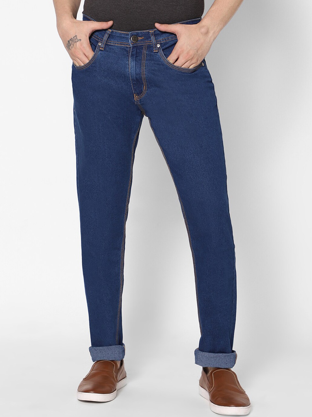 

HJ HASASI Men Blue Slim Fit Stretchable Jeans