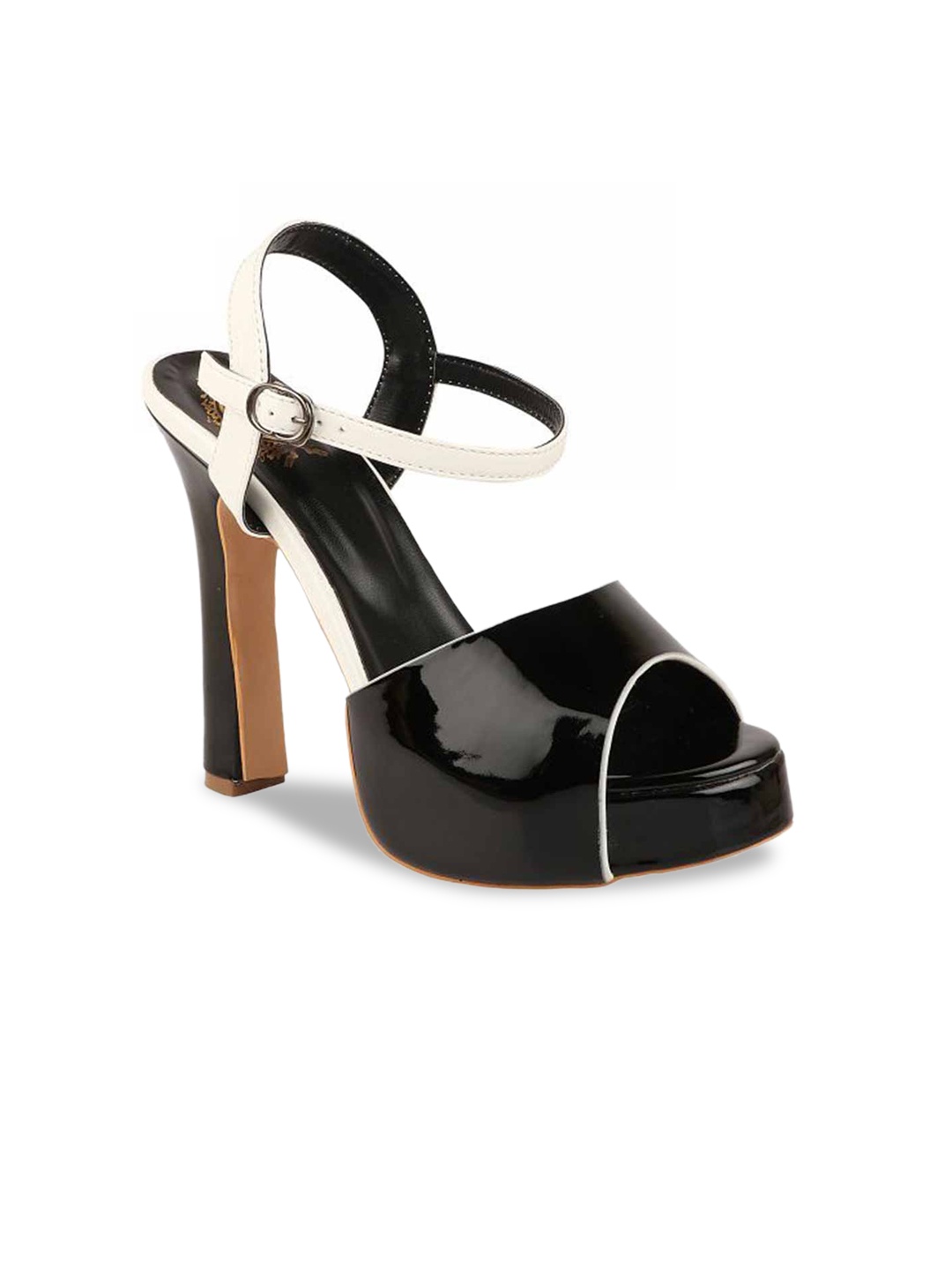 

Stylestry Black Solid Stiletto Heels