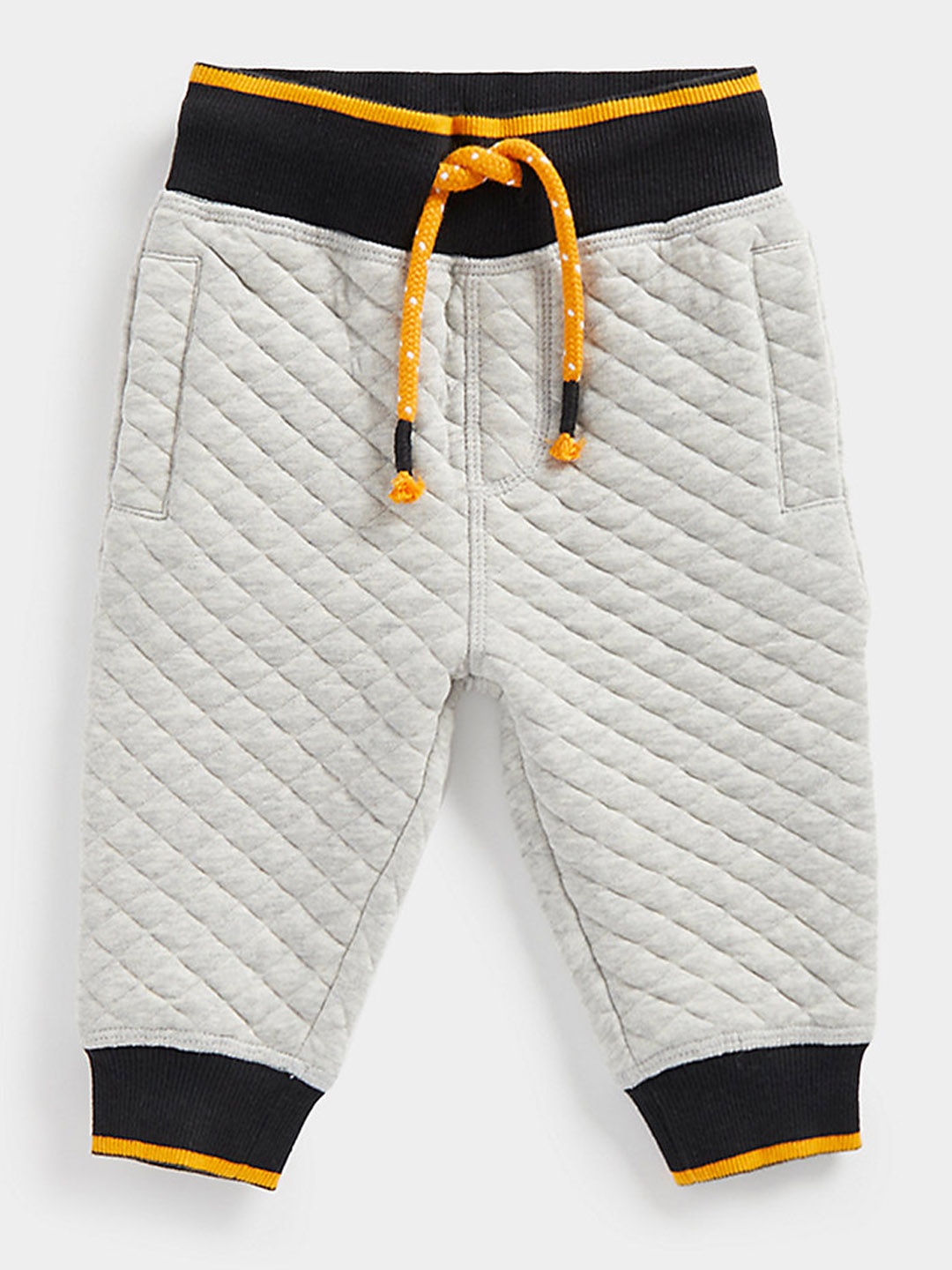 

mothercare Boys Self Design Joggers, Grey melange