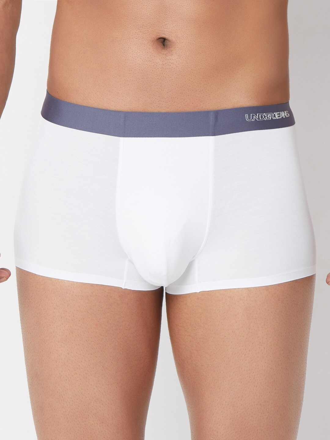 

UnderJeans by Spykar Men White Super Premium Bonded Trunk