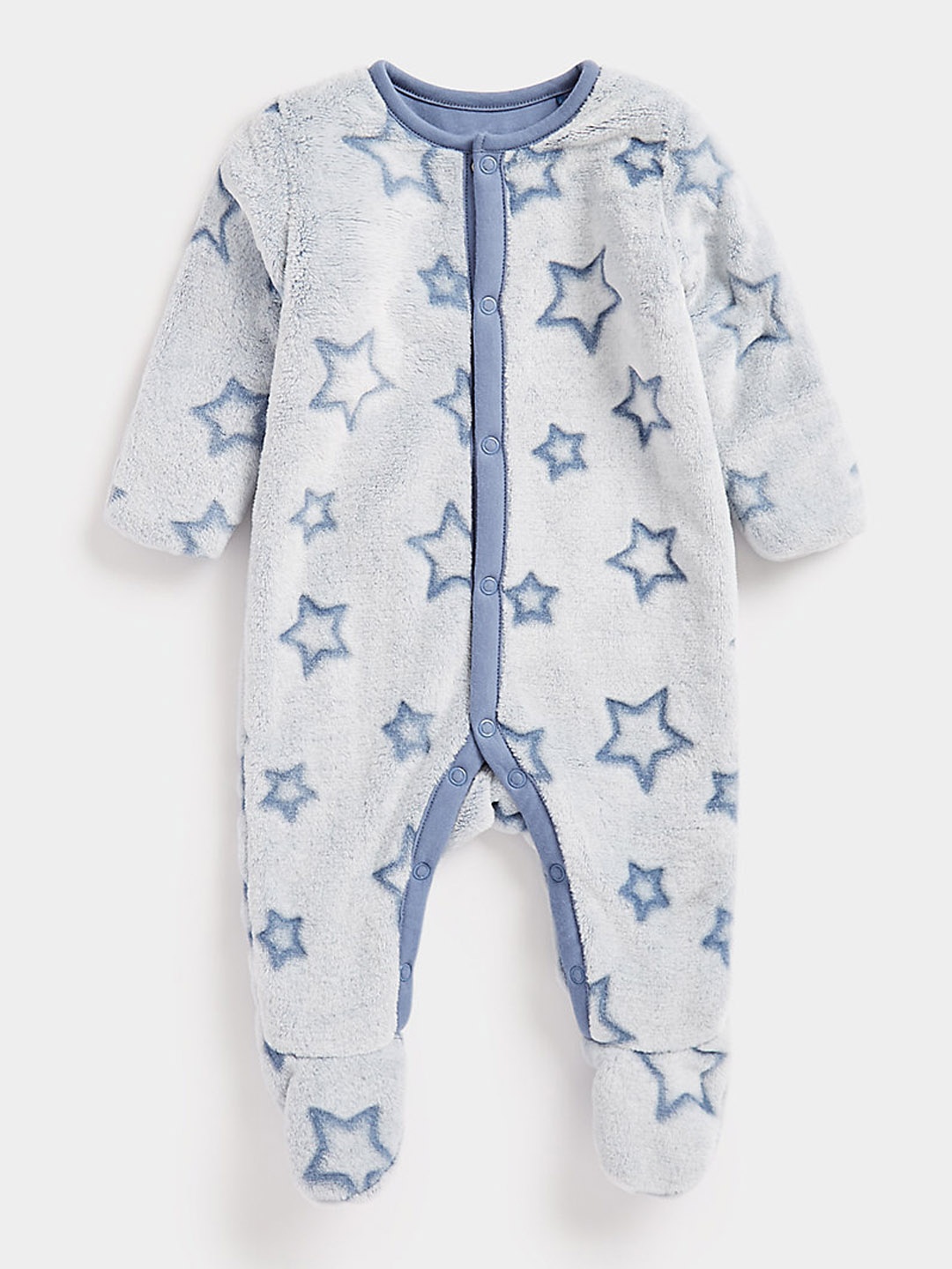 

mothercare Infants Boys Printed Sleepsuit, Blue