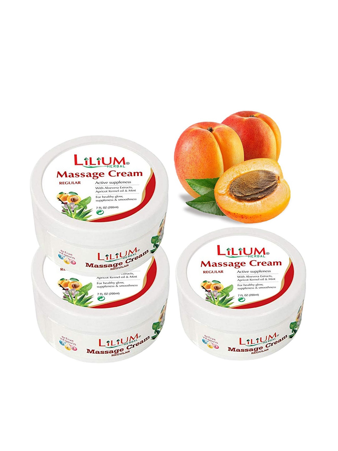 

Lilium Set Of 3 Regular Use Massage Cream 200ml, Na