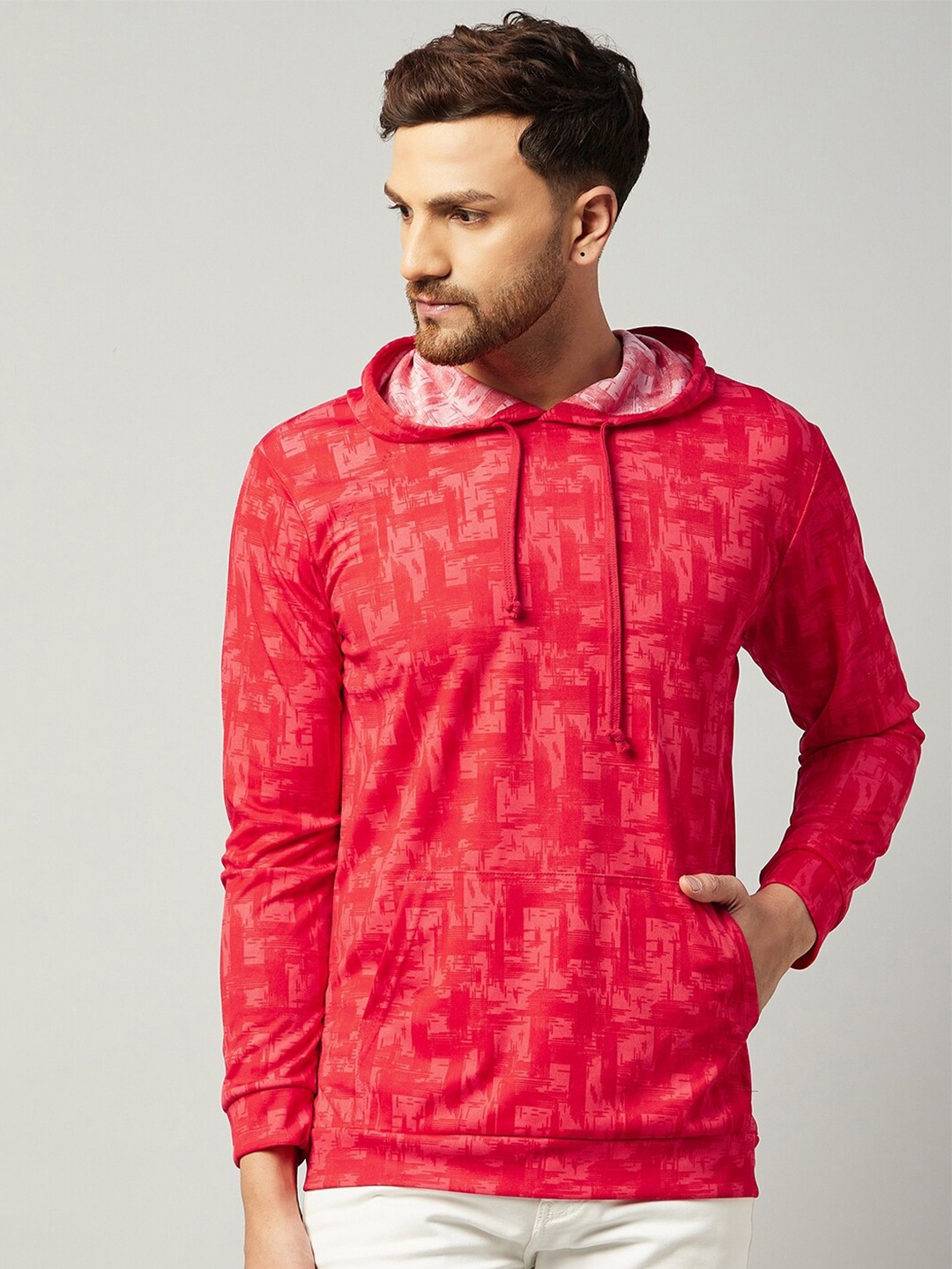 

GRITSTONES Men Red Printed Pullover