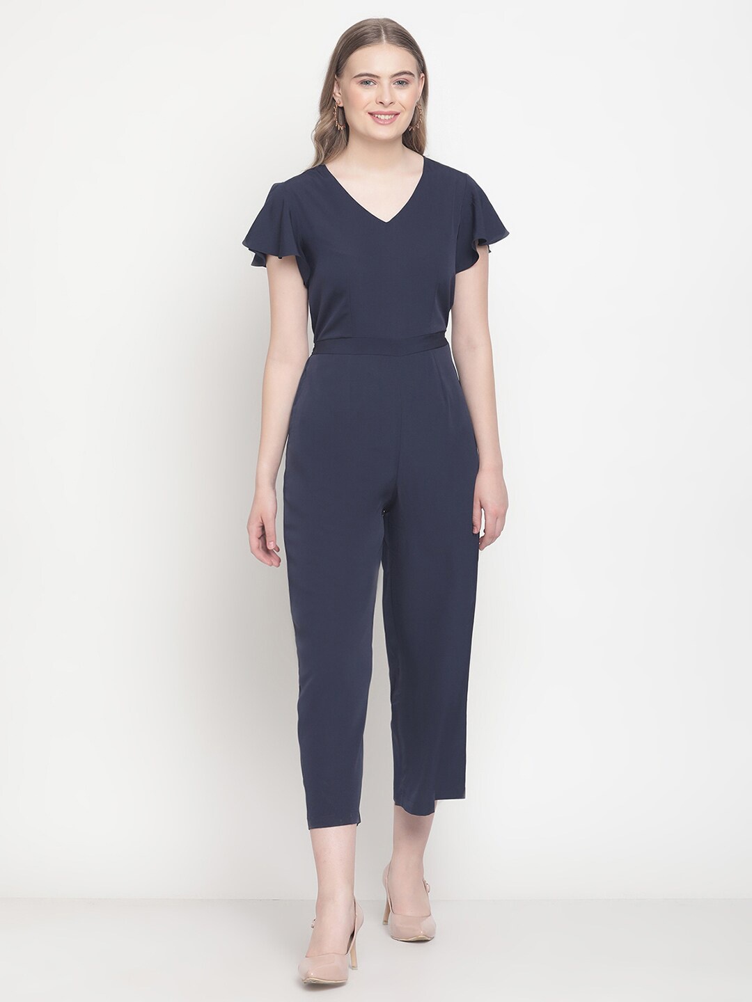 

COASTLAND Navy Blue Basic Jumpsuit