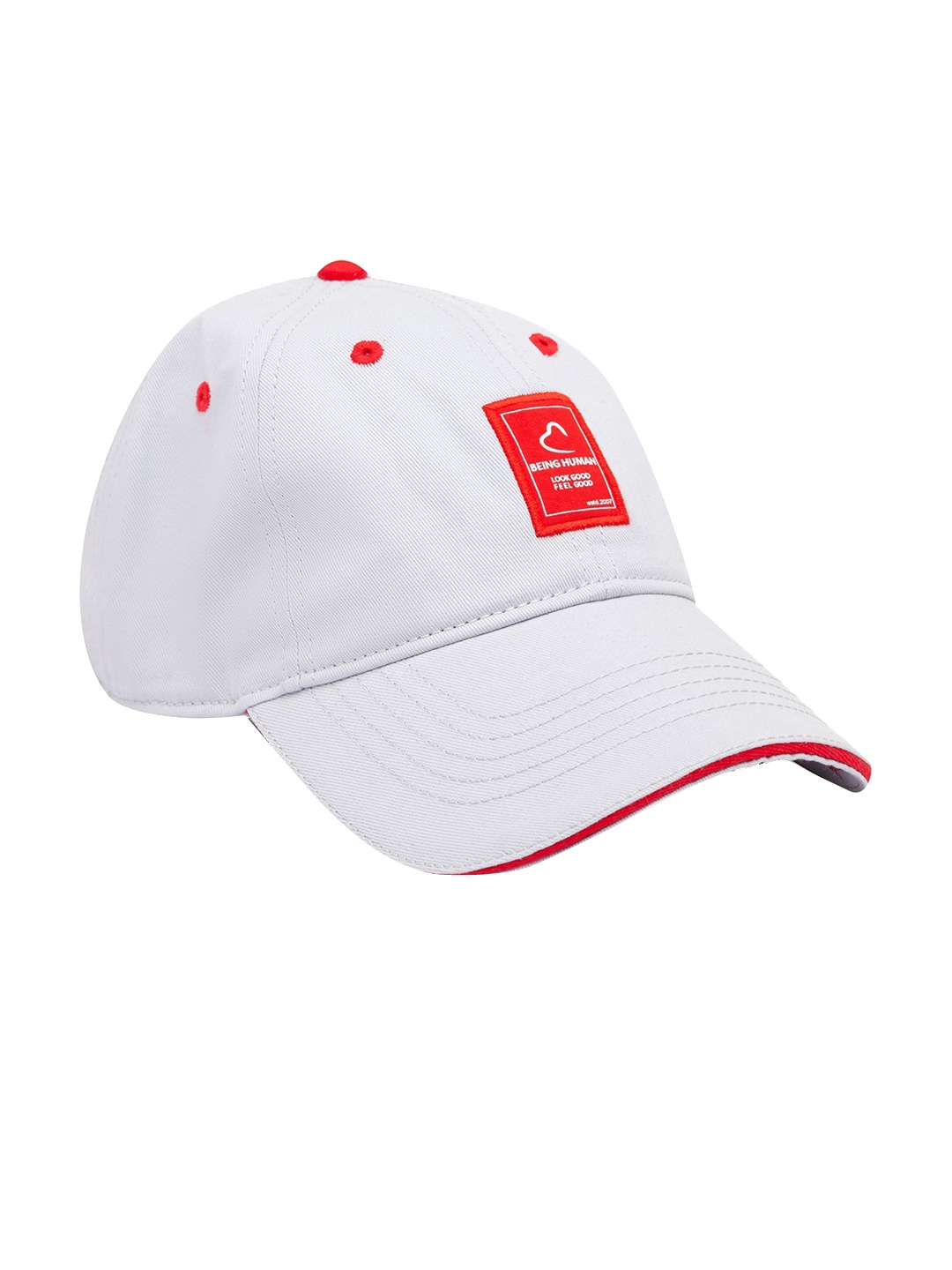 

Being Human Men Printed Pure Cotton Visor Cap, Violet