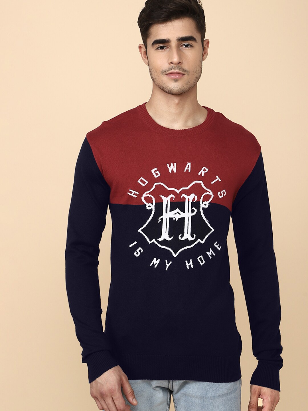 

Free Authority Men Red Harry Potter Printed Sweater