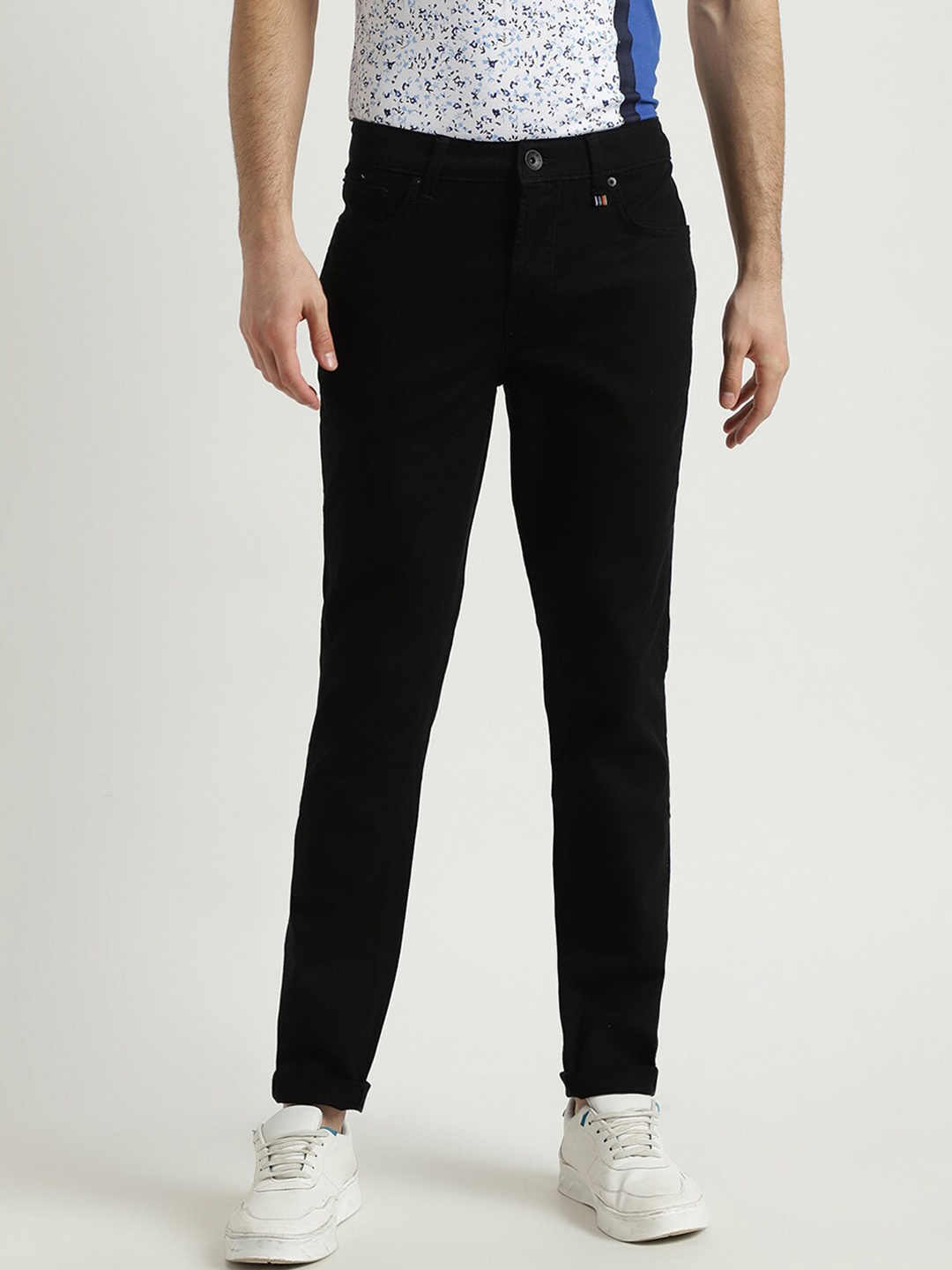 

United Colors of Benetton Men Black Slim Fit Jeans