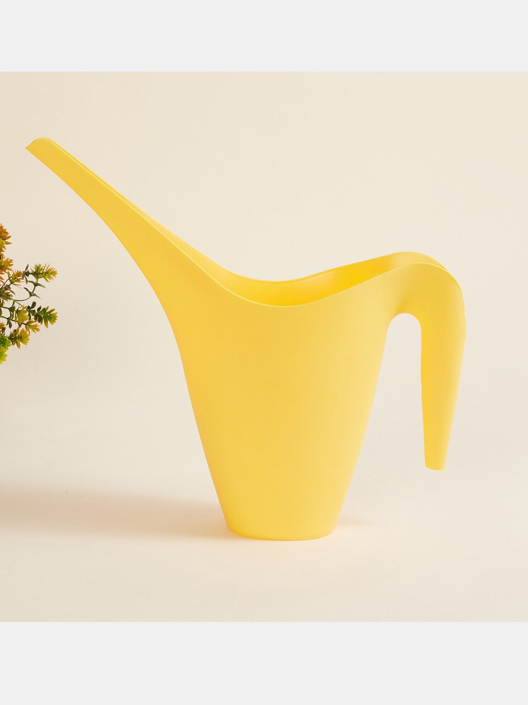 

Home Centre Yellow Solid Watering Can- 1.8L