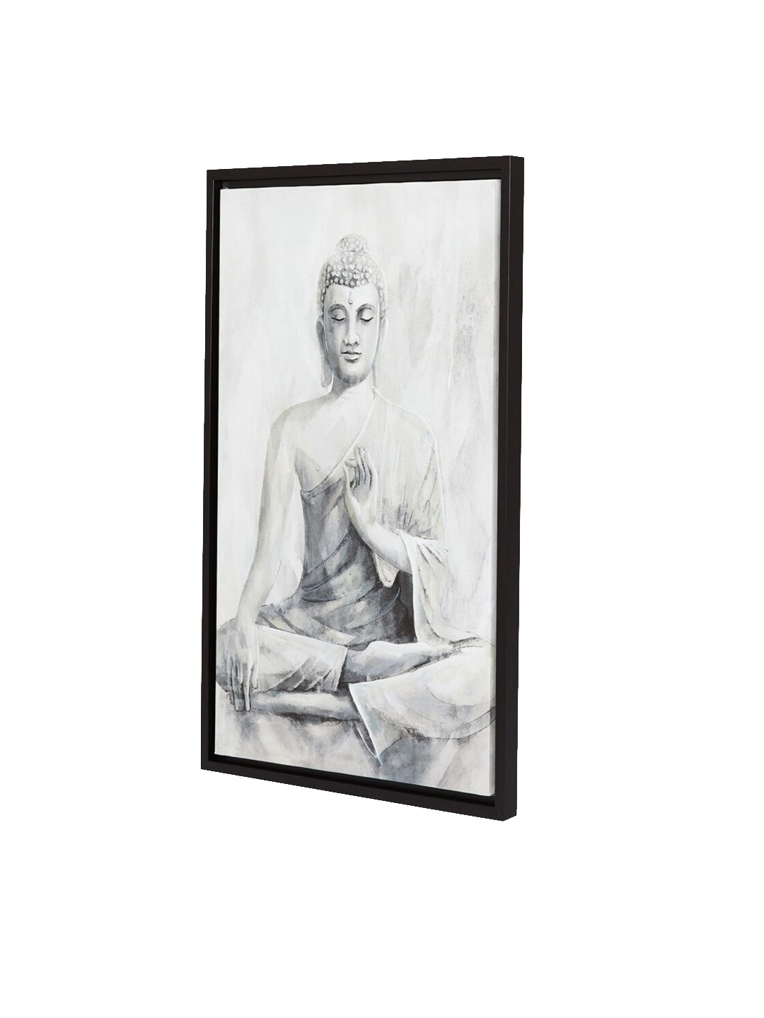 

Home Centre Black & White Buddha Picture Canvas Wall Art
