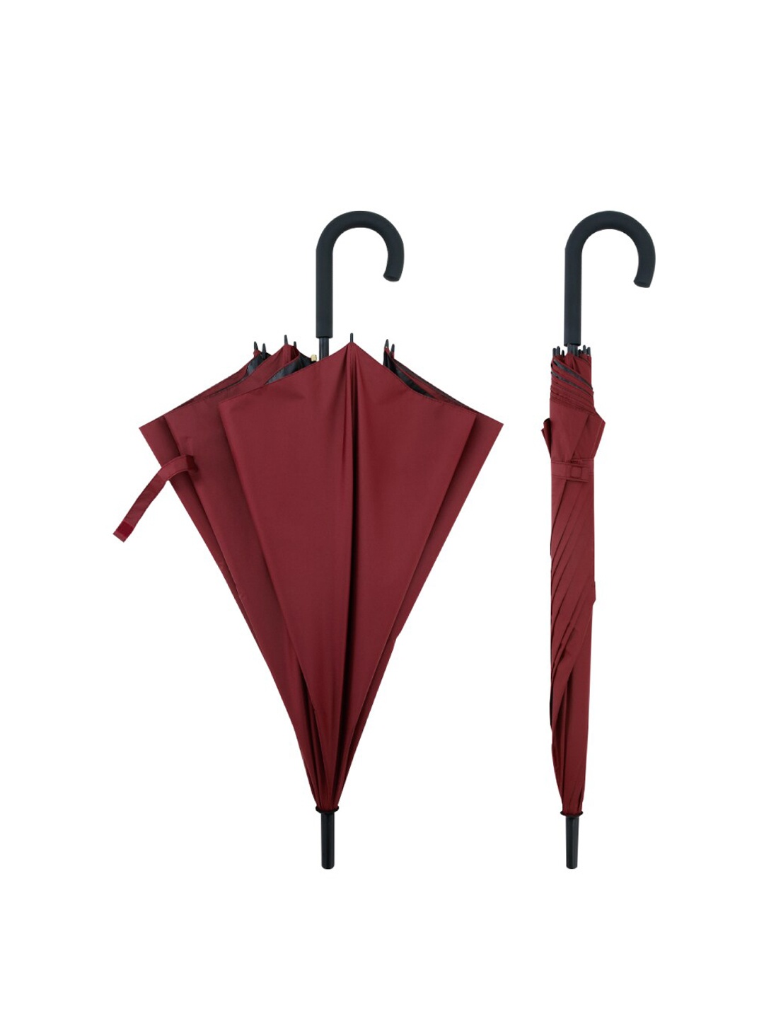 

Absorbia Red Solid Non-foldable Umbrella