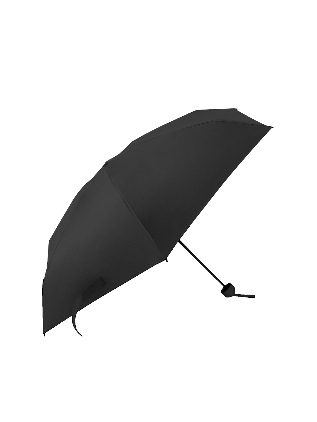 

Absorbia Black Solid 5-foldable Umbrella with Rain &Sun Protection and also windproof