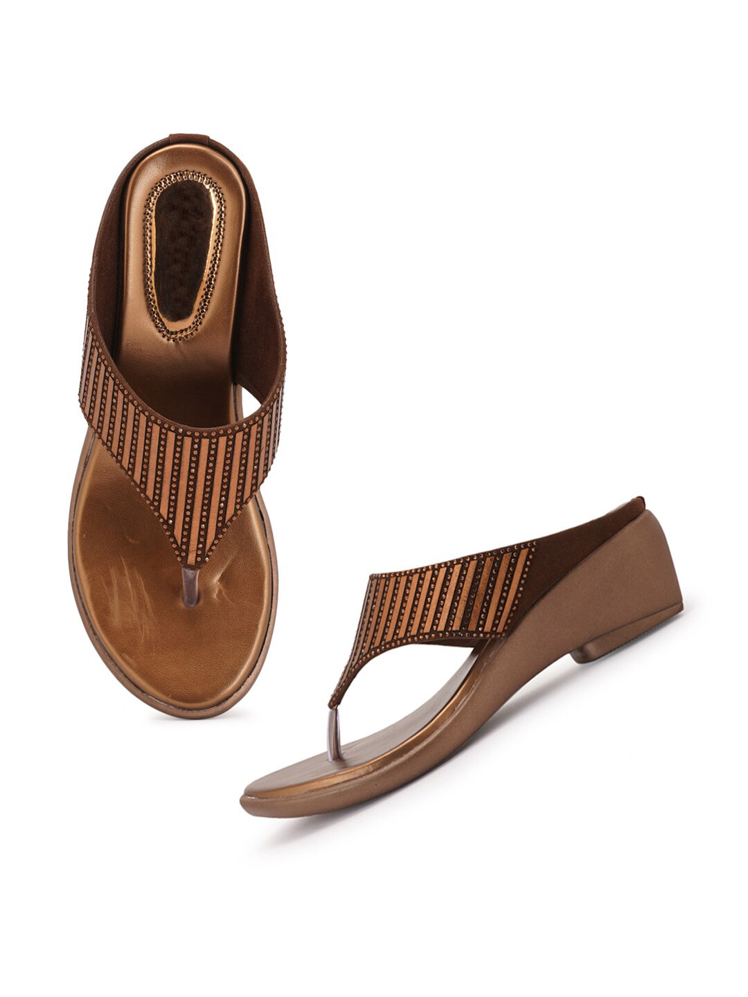 

Style Shoes Embellished Comfort Heels, Brown