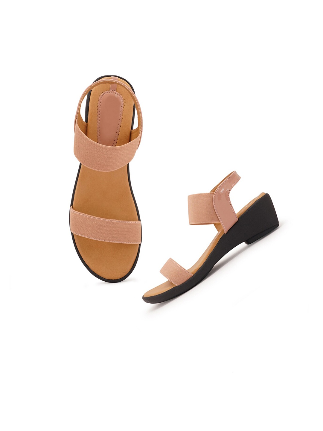 

Style Shoes Women Pink Open Toe Flats