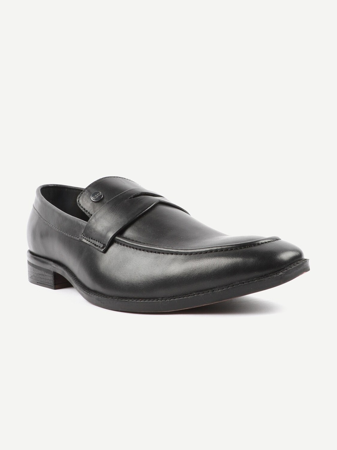 

Carlton London Men Black Solid Formal Loafers