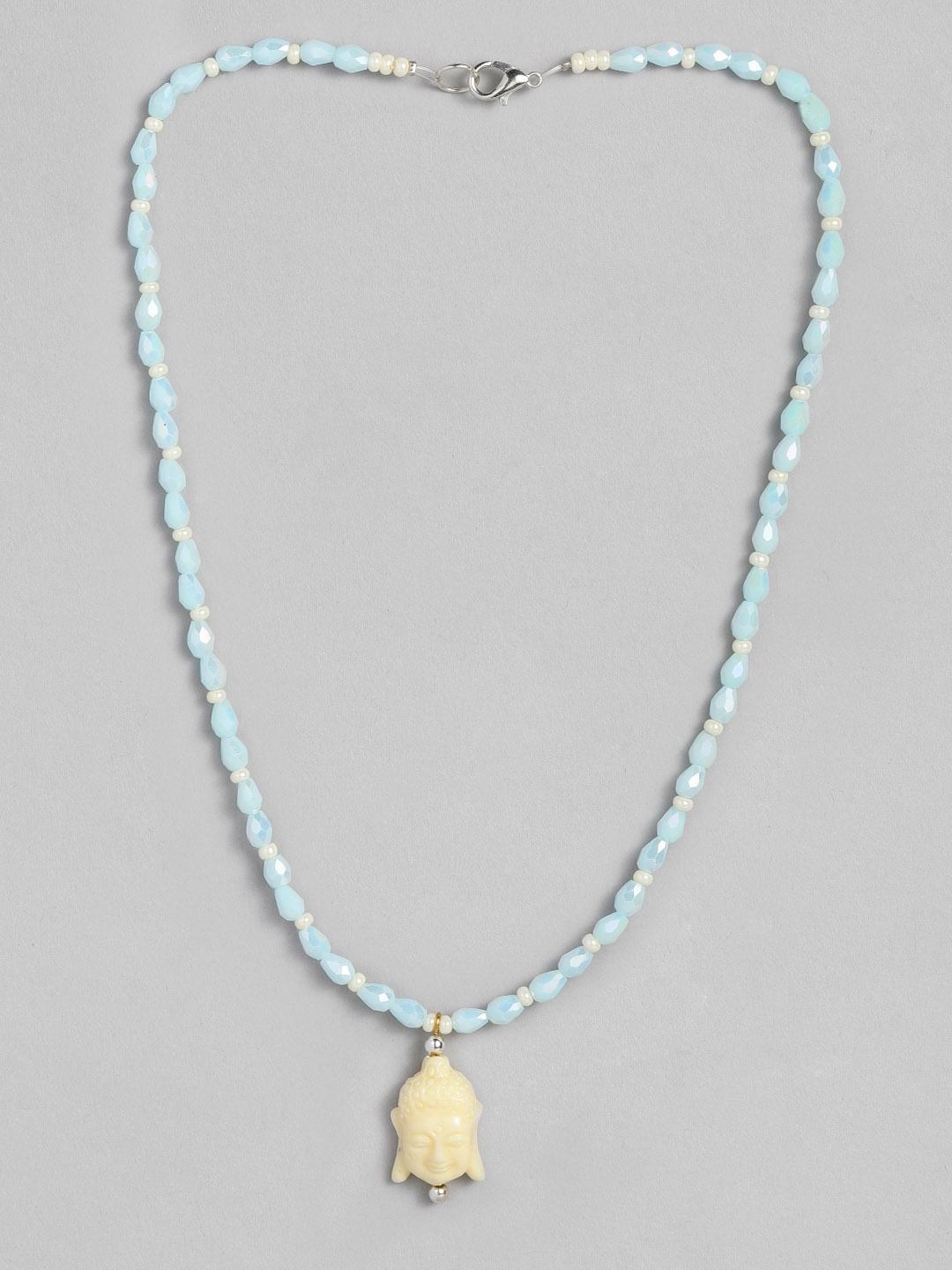 

CHINI C Blue Handcrafted Necklace