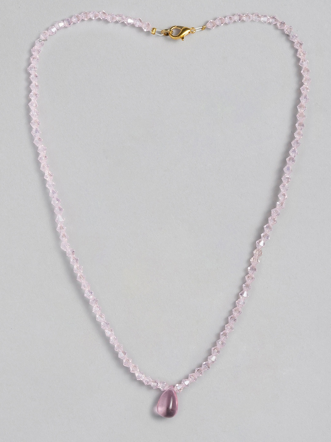 

CHINI C Purple Handcrafted Necklace