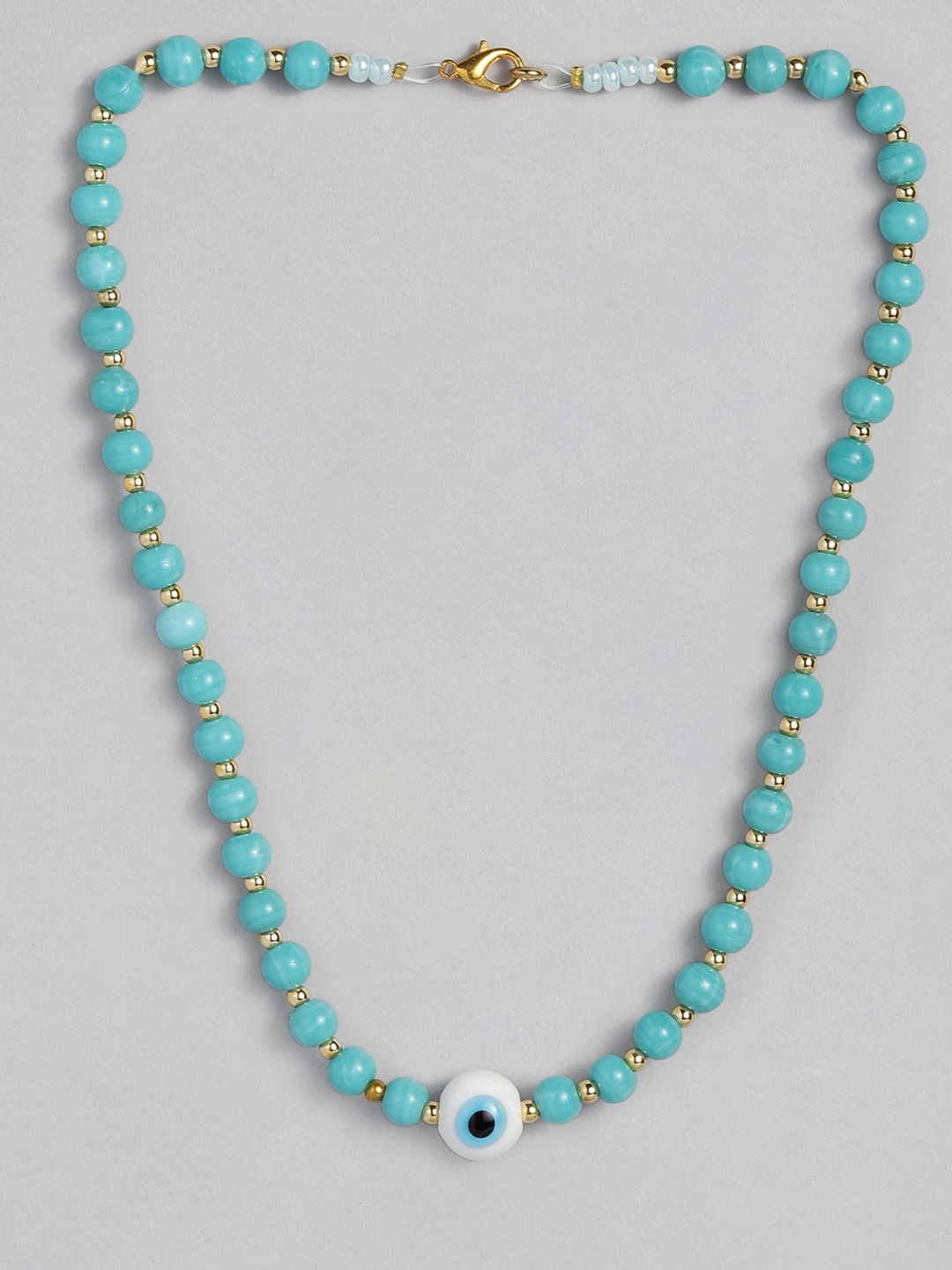 

CHINI C Blue Handcrafted Necklace