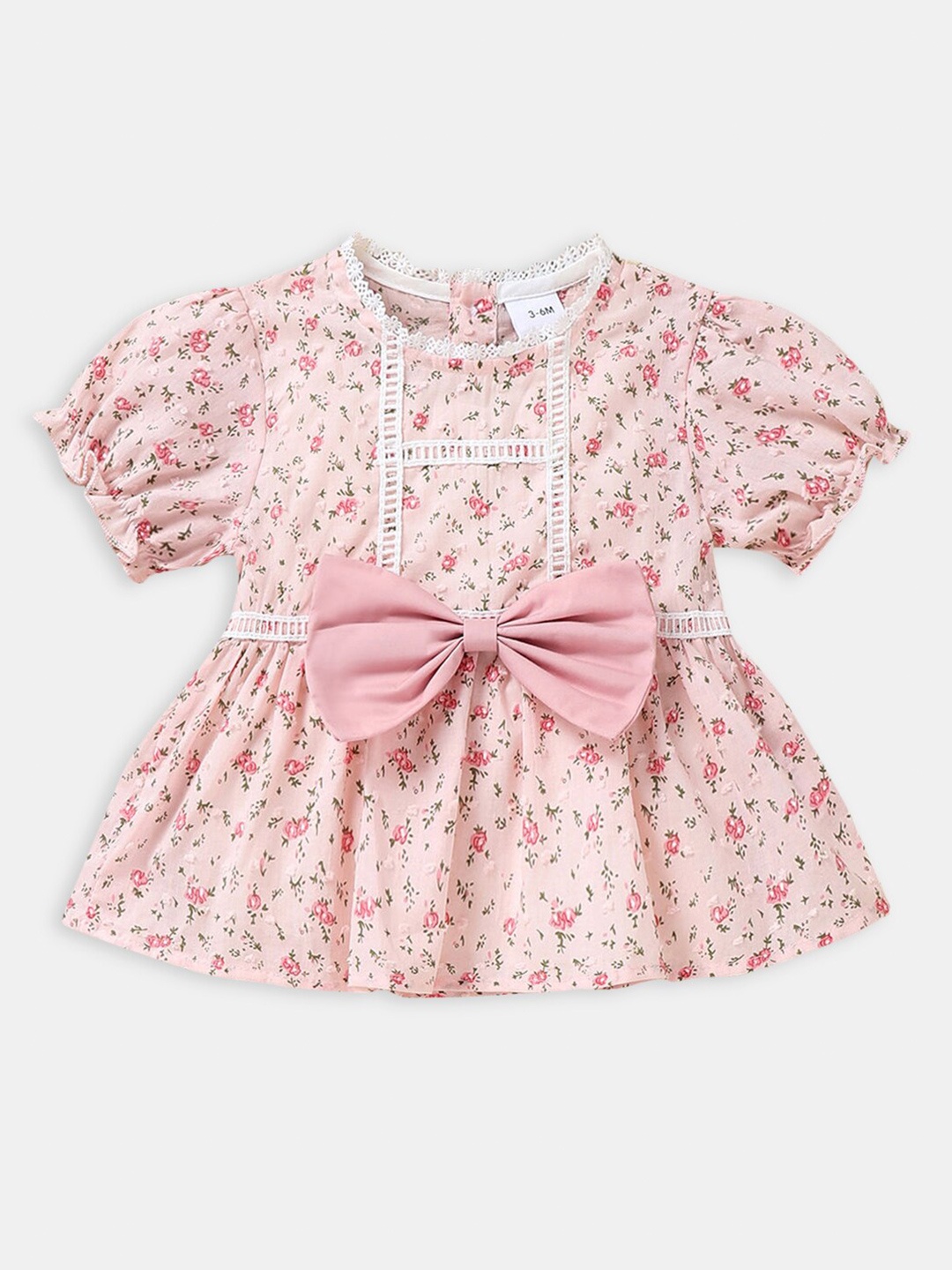 

Hopscotch Girls kids Pink Floral Print Top