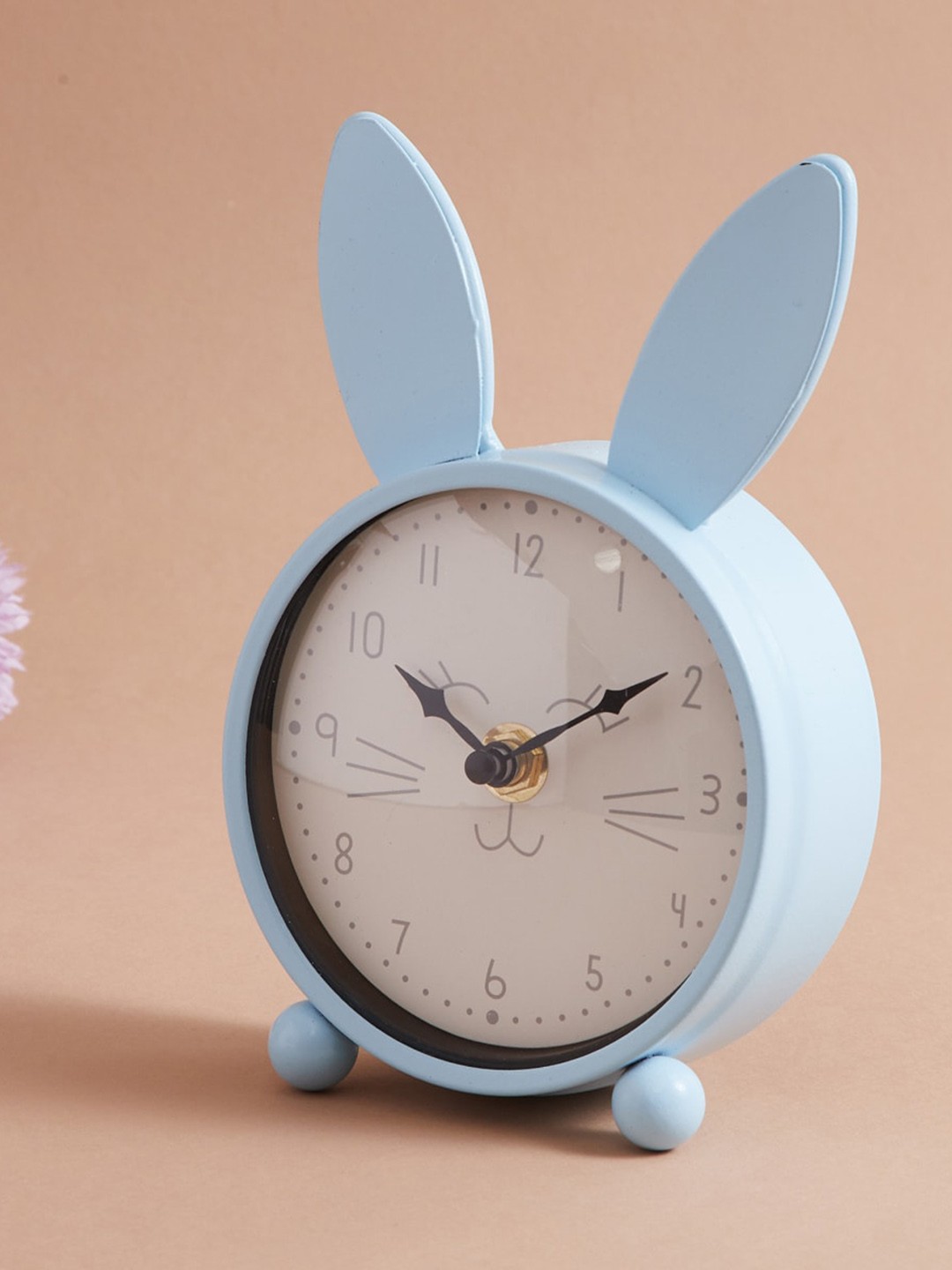 

Home Centre Solid Abstract Table Clock, Blue