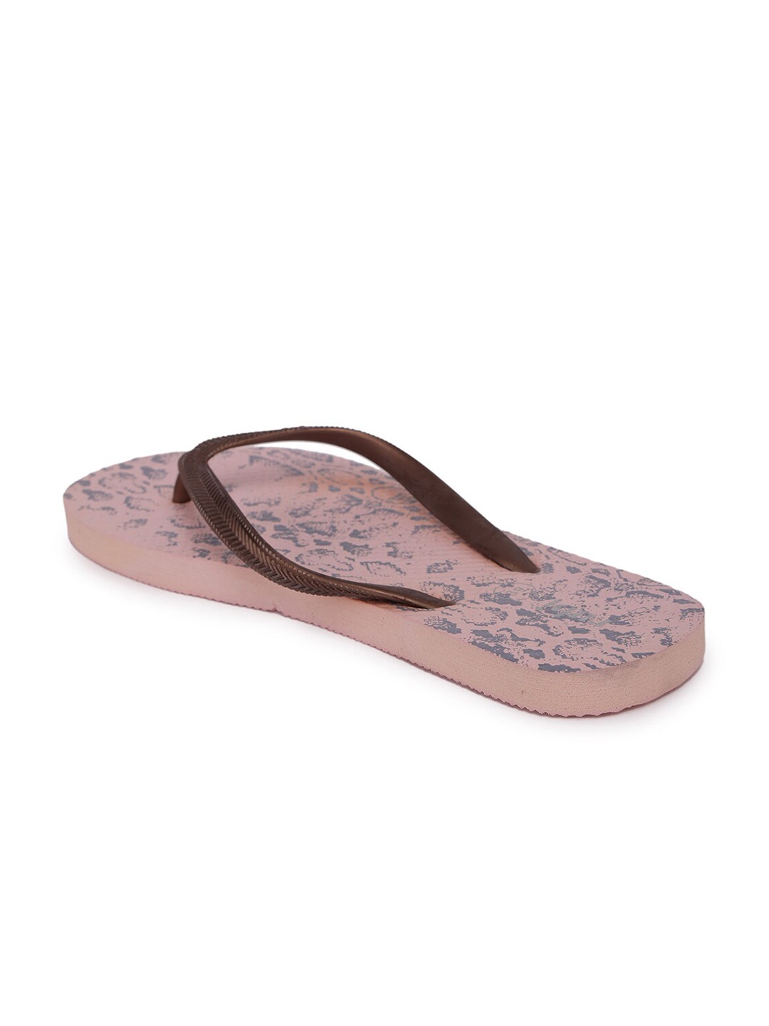 

rubi Women Pink Printed Rubber Room Slipper Flip Flop