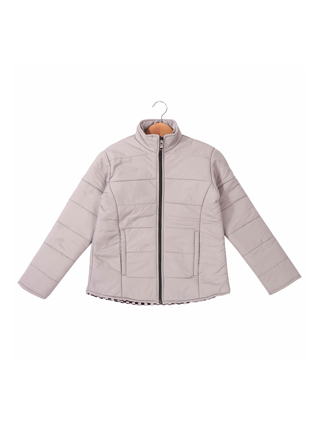 

Leather Retail Boys Grey Lightweight Padded Jacket