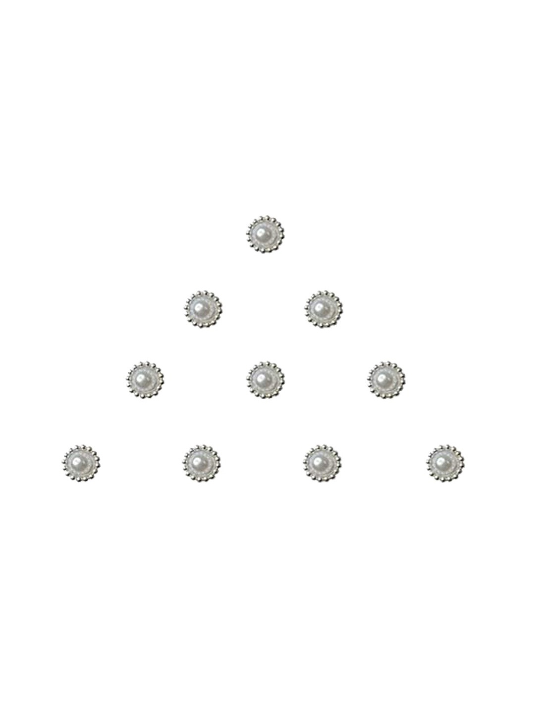 

Comet Busters White Round Shaped Bindis - 10 Pcs