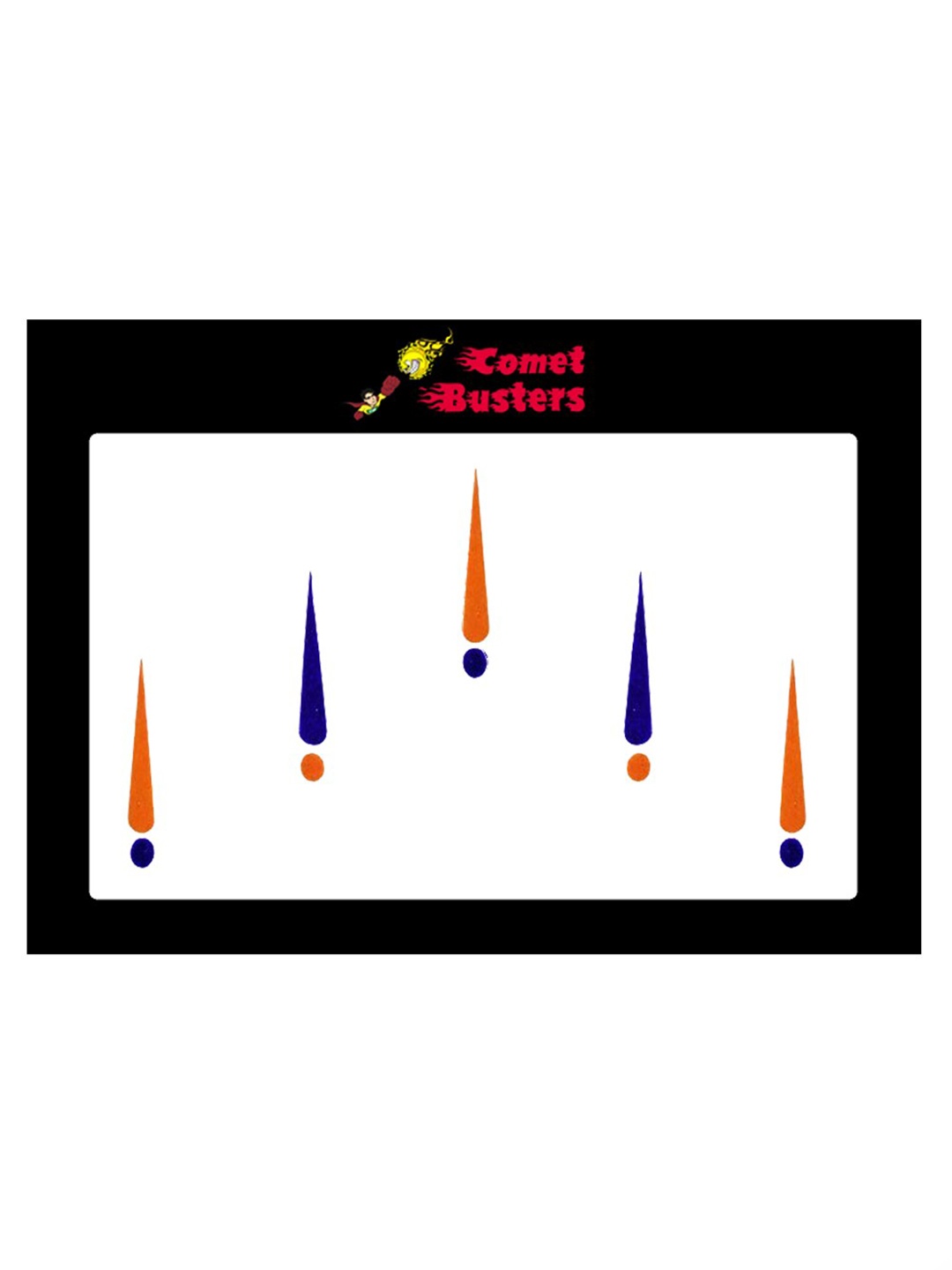 

Comet Busters Set Of 5 Bindi Sindoor, Blue