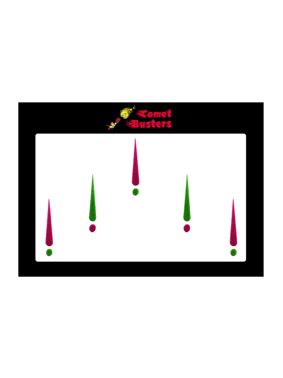 

Comet Busters Set Of 5 Bindi Sindoor, Pink
