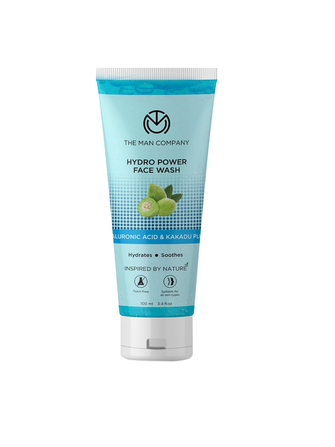 

THE MAN COMPANY Men Hydro Power Face Wash With Hyaluronic Acid & Kakadu Plum-100ml, White