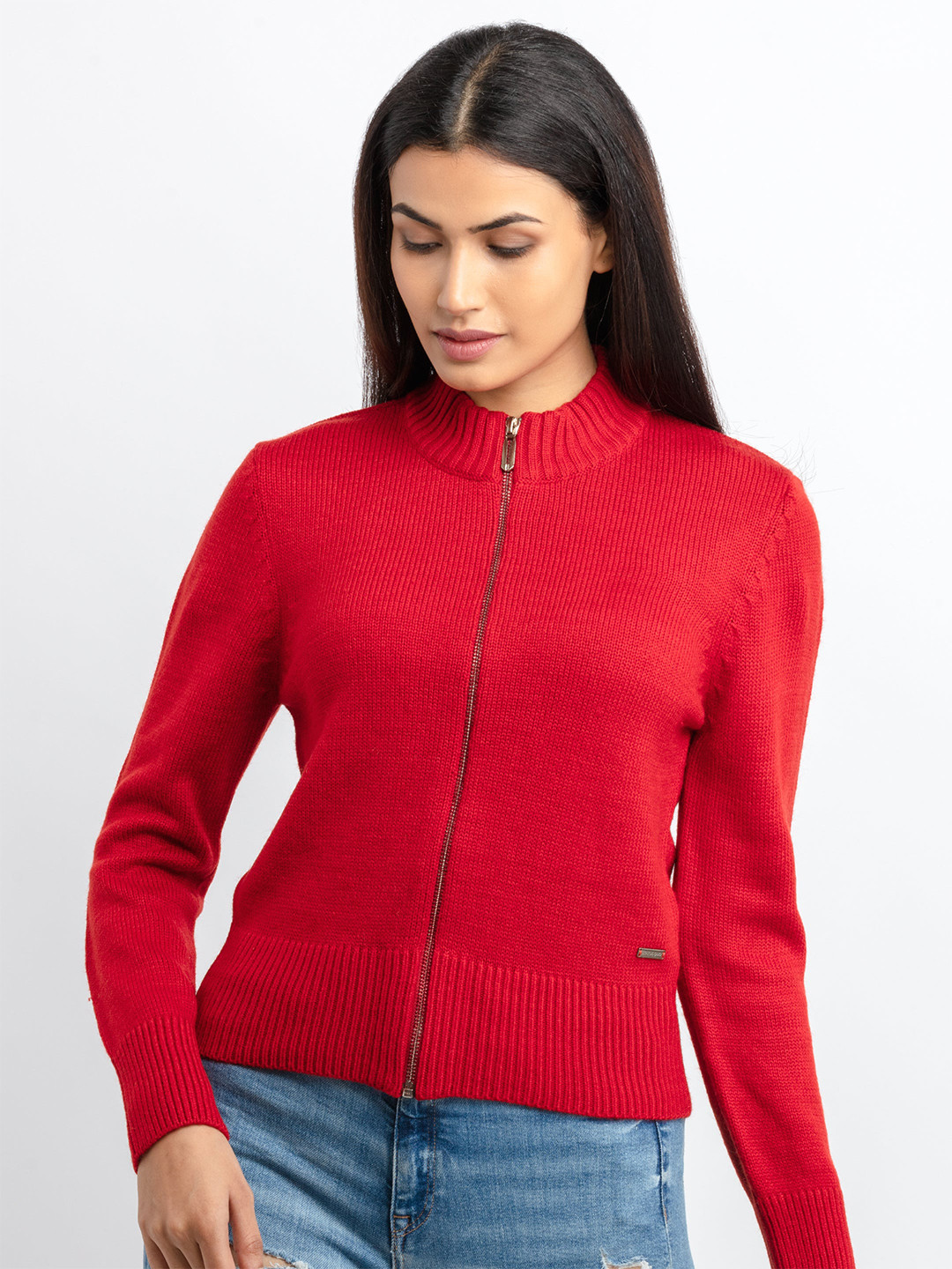 

Status Quo Women Red Cardigan