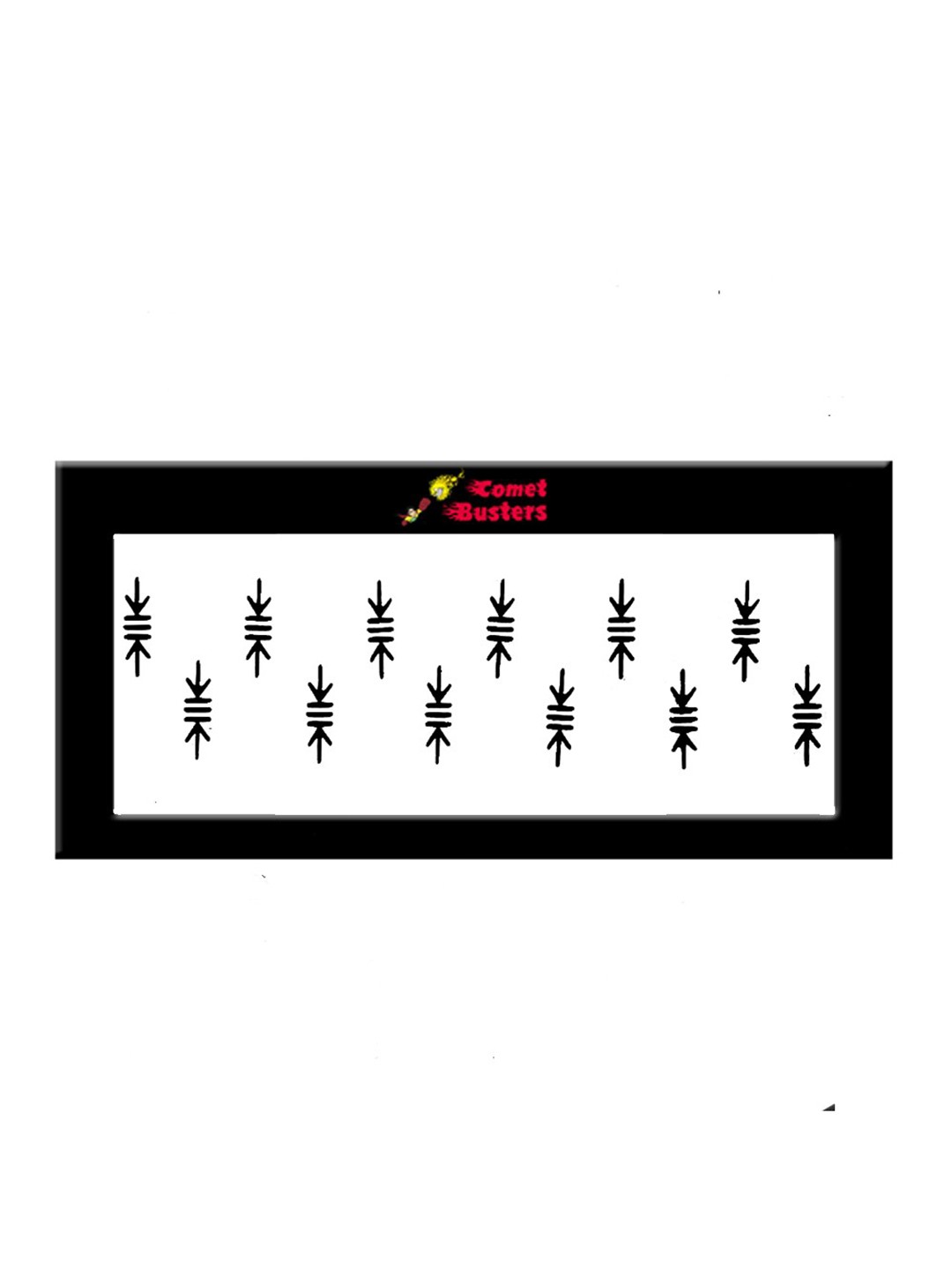 

Comet Busters 12 Pcs Black Reusable Bindi