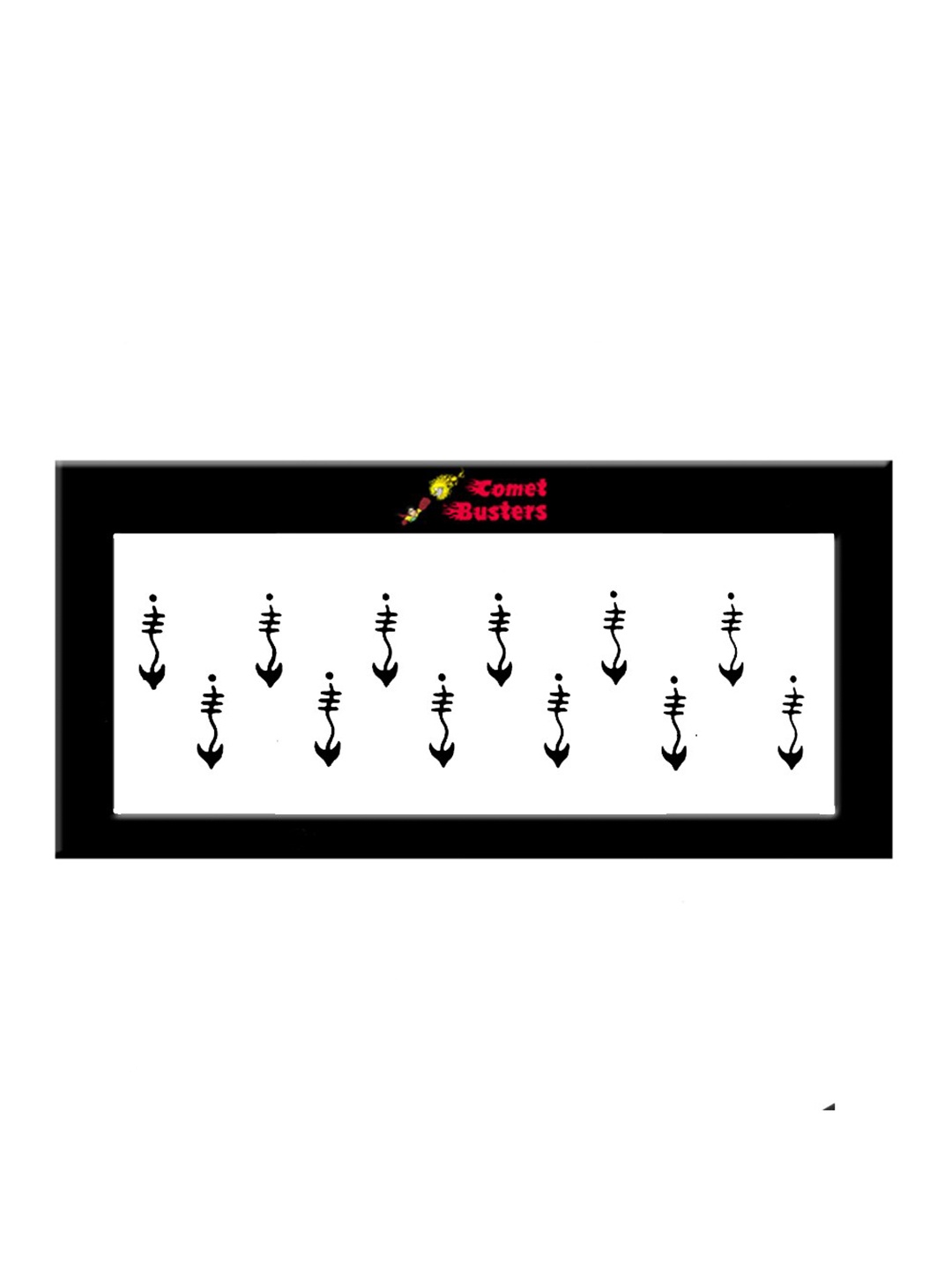 

Comet Busters 12 Pcs Black Reusable Bindi