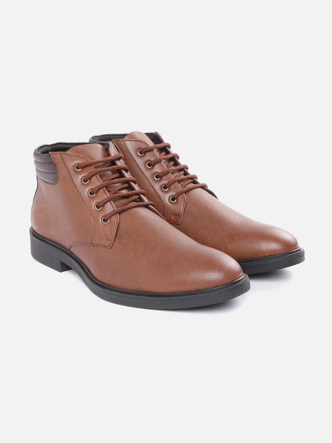 

Carlton London Men Brown Solid Boots