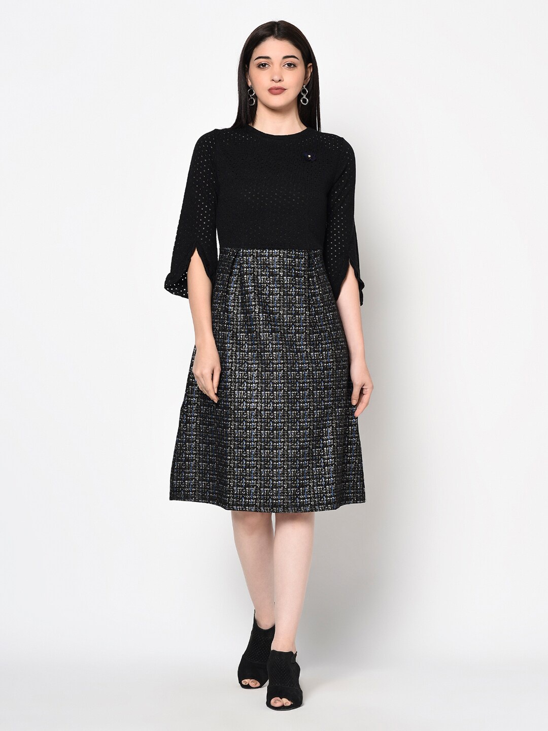 

Miss Grace Women Black Embellished Dress