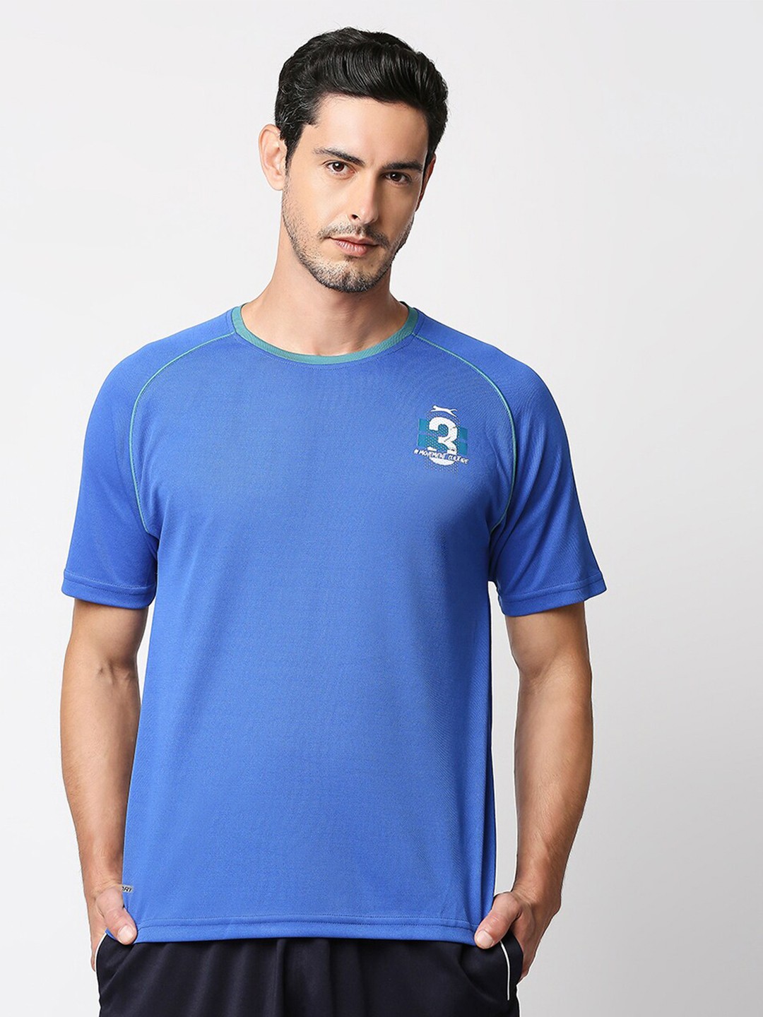 

Black Panther Men Blue Slim Fit T-shirt