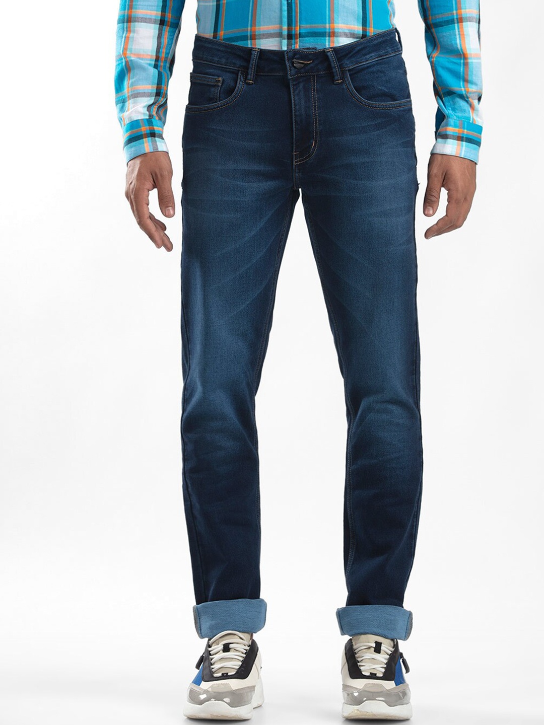 

STARTER Men Blue Slim Fit Light Fade Jeans